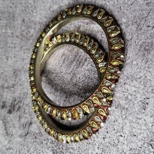 2 pair of bangles bracelet large size